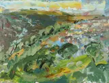 Lyrical Lights Signed Veronica Gibson by Veronica Gibson, Oil on board, sold May 2021
