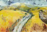 Sun and wind Signed A by Alison Milner-Gulland, Oil on paper, offered May 2021