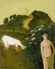 Pembrokeshire Frolic 2 Signed Humphreys by David Humphreys, Acrylic on panel, sold May 2021