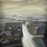 Rhondda Fawr Oil by Charles Burton, Oil on canvas, sold May 2021