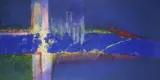 Winter octave by Adrian Hemming, Oil on canvas, sold May 2021
