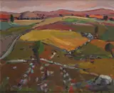 L'Aubrac Signed Marc Miranda by Marc Miranda, Oil on canvas, sold May 2021