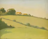 Evening sunlight Oil on canvasboard 24 by James Durden, Oil on canvasboard, sold May 2021
