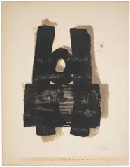 Composition by Kumi Sugai, lithograph, sold Nov 2014