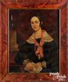 portraits of Erastus and Lurissa Cooke by John M. Gall, oil on canvas, sold May 2023