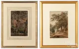 In Doughty's Wood by Thomas Churchyard, watercolor, sold Apr 2023