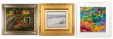 cityscape by Rudolph A. Voelcker, oil on panel, sold Apr 2023