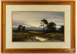 landscape by Paul Koehler, pastel, sold Feb 2023