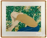 Untitled by Alex Katz, 1983, lithograph, sold Jan 2023