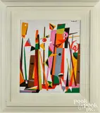 Untitled by Tobias Musicant, oil on masonite, sold Jan 2023