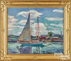 Untitled by Antonio Martino, oil on canvas, sold Jan 2023