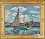 Untitled by Antonio Martino, oil on canvas, sold Jan 2023