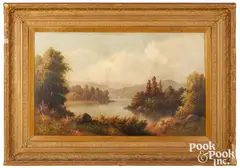 landscape by Hamilton Hamilton, oil on canvas, sold Jan 2023