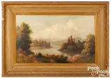 landscape by Hamilton Hamilton, oil on canvas, sold Jan 2023