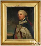 copy of Sir Joshua Reynolds's portrait of Dr. Johnson by Frank Moss Bennett, oil on canvas, sold Jan 2023