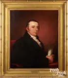 portrait of Pennsylvania Governor Simon Snyder by Thomas Sully, oil on panel, sold Jan 2023