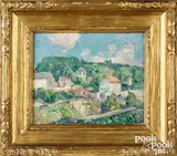 landscape by John Fulton Folinsbee, 1926, oil on panel, sold Jan 2023