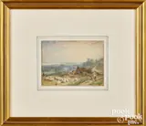 landscapes by Myles Birket Foster, watercolor, sold Jan 2023