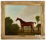 of the race horse by John Best, oil on canvas, sold Jan 2023