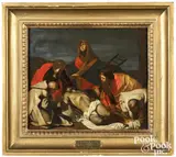on slate by Massimo Stanzione, oil, offered Jan 2023