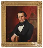 portraits of Lewisburg by John F. Frances, oil on canvas, sold Jan 2023