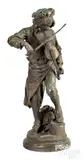 Lulli Enfant by Adrien Gaudez, patinated bronze, sold Jan 2023