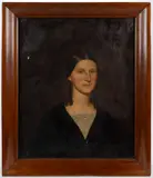 PORTRAIT OF NANCY WINFREE (POWHATAN, VIRGINIA, 1830-1855) by Joseph Goodhue Chandler, oil on canvas, sold Jun 2024