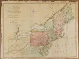 MAP OF COLONIAL NORTH AMERICA by John Gibson, hand-colored copper-plate engraving, sold Jun 2024