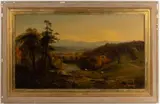 LANDSCAPE PAINTING by William Richardson Tyler, oil on canvas laid on board, sold Jun 2024