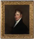 ATTRIBUTED, PORTRAIT OF A GENTLEMAN by Gilbert Stuart, oil on panel, sold Jun 2024