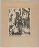 INDUSTRIALIST / WPA-STYLE PRINT by Richard Wold, lithograph, offered Apr 2024