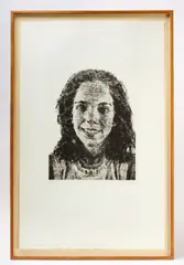 'Georgia' by Chuck Close, 1985, Etching with Aquatint, sold Sep 2026