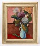 'Fleurs' by Charles Levier, Oil on canvas. Signed ", sold Sep 2026