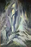 Blue Rythm by Emilie Des Atlee, Oil on canvas, sold Nov 2021