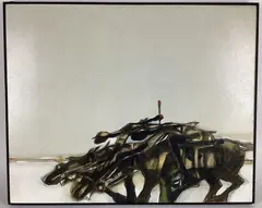 Untitled by James Groody, Mixed Media, sold Nov 2021