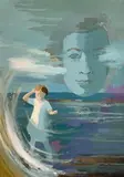 Untitled by Alice Kershaw Kasdin, Oil on canvas, sold Nov 2021