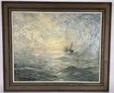Untitled by Richard C. Hasenfus, Oil on canvas, sold Nov 2021