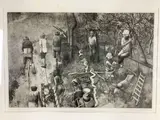 In a Dark Time by David H. Becker, Engraving, sold Nov 2021