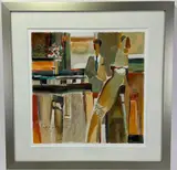 Untitled by Yuri Tremler, Serigraph on paper, sold Nov 2021