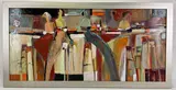 Girlfriends by Yuri Tremler, Serigraph on wood panel, sold Nov 2021