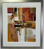 Piano by Yuri Tremler, Serigraph, sold Nov 2021