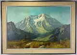 Untitled by Segundo Huertas, Oil on canvas, sold Nov 2021