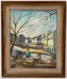 Untitled by Winifred "Winnie" Burton Garrison, Oil on board, sold Nov 2021