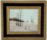 Untitled by John Lewis Egenstafer, Oil on board, sold Nov 2021