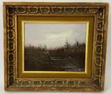 Untitled by John Lewis Egenstafer, Oil on board, sold Nov 2021