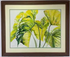 Leaves of Longwood by Joseph Hoover, Watercolor, sold Nov 2021