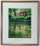 The Bryans by Joseph Hoover, Watercolor and gouache, sold Nov 2021