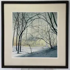 Arboreal by Joseph Hoover, Watercolor, sold Nov 2021