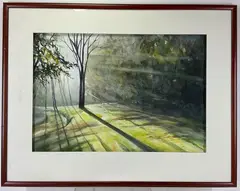 A Day's Grand Opening by Joseph Hoover, Watercolor, sold Nov 2021