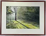 A Day's Grand Opening by Joseph Hoover, Watercolor, sold Nov 2021